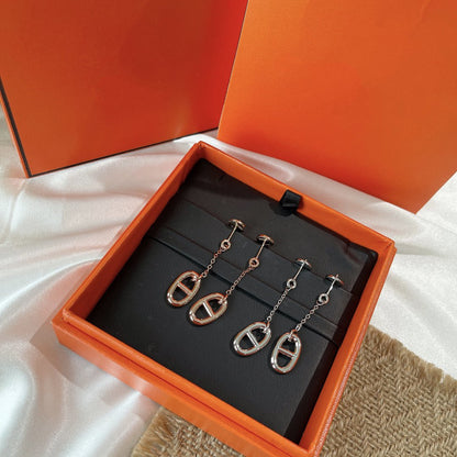 [Vintora]CHAINE TASSEL EARRINGS