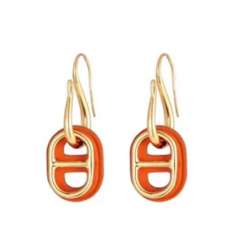 [Vintora]HM O'MAILLON GOLD EARRINGS