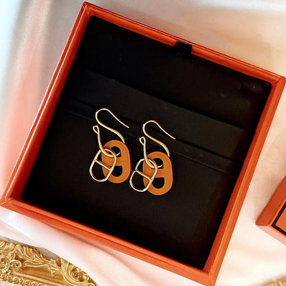 [Vintora]HM O'MAILLON GOLD EARRINGS