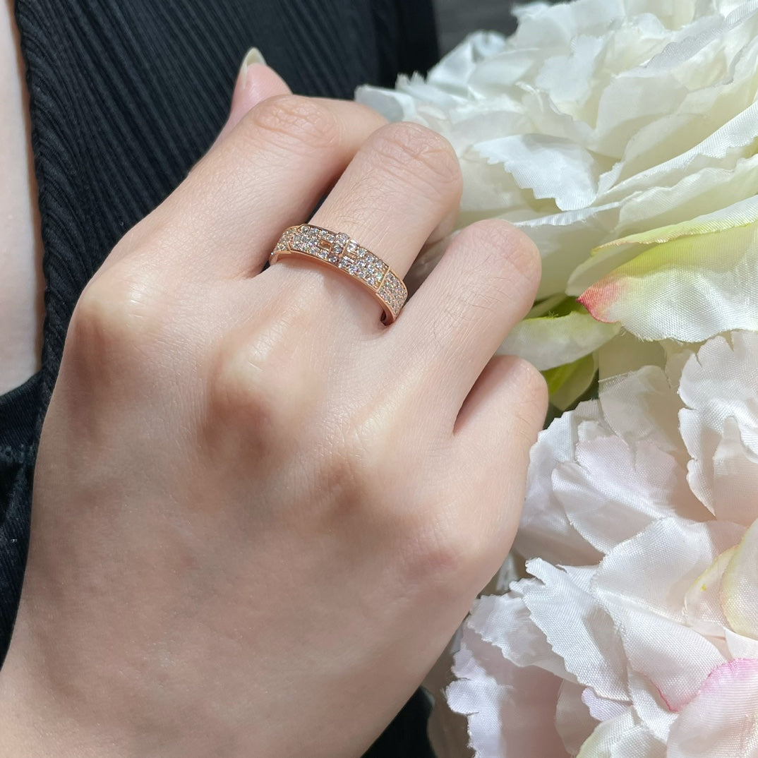 [Vintora]KELLY PINK GOLD DIAMOND RING