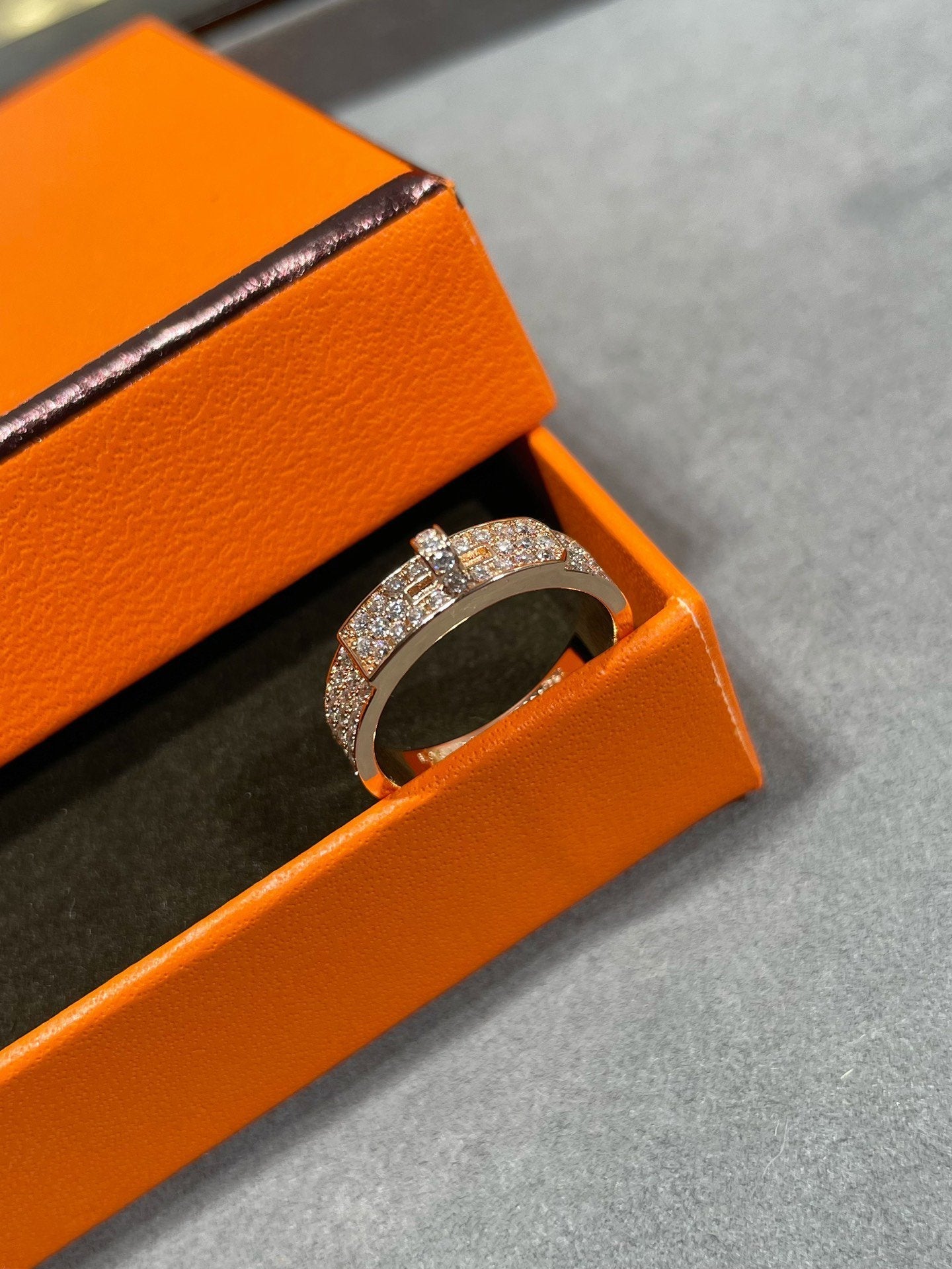 [Vintora]KELLY PINK GOLD DIAMOND RING