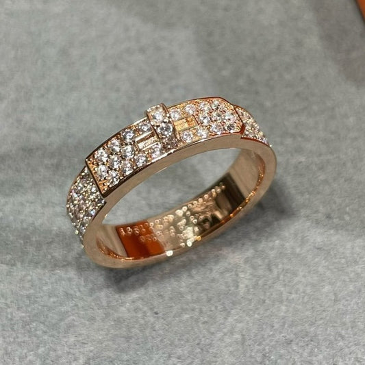 [Vintora]KELLY PINK GOLD DIAMOND RING