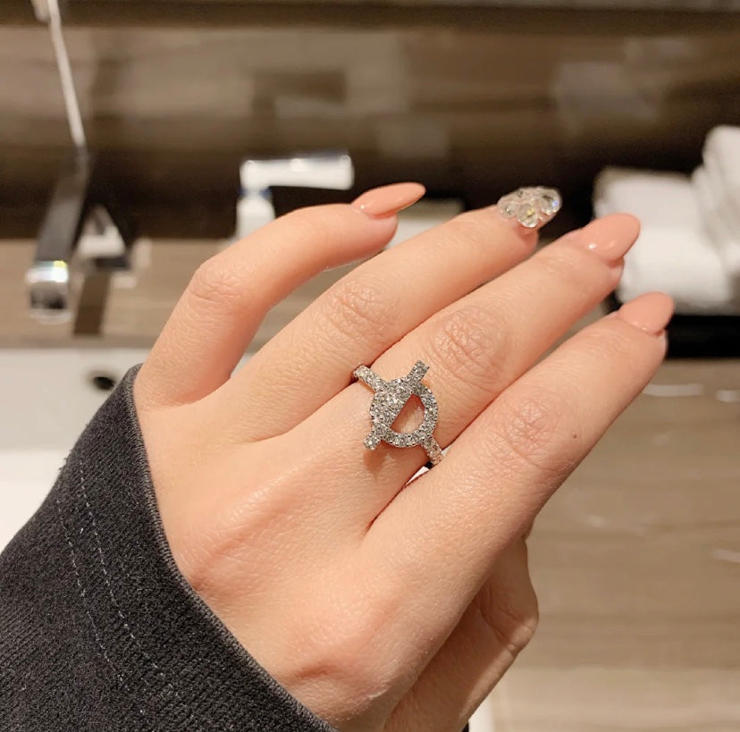 [Vintora]ECHAPPEE RING SILVER DIAMOND