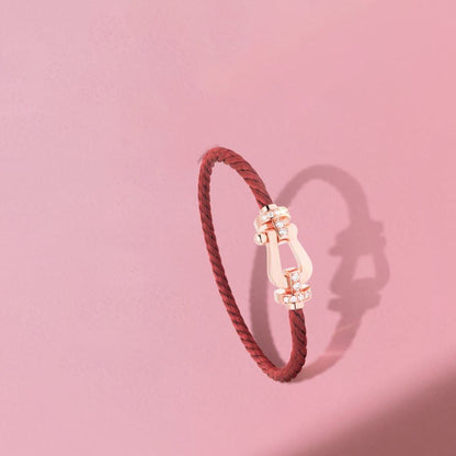 [Vintora]FORCE 10 HALF DIAMOND PINK GOLD RED CORDERI LARGE AND MEDIUM MODEL