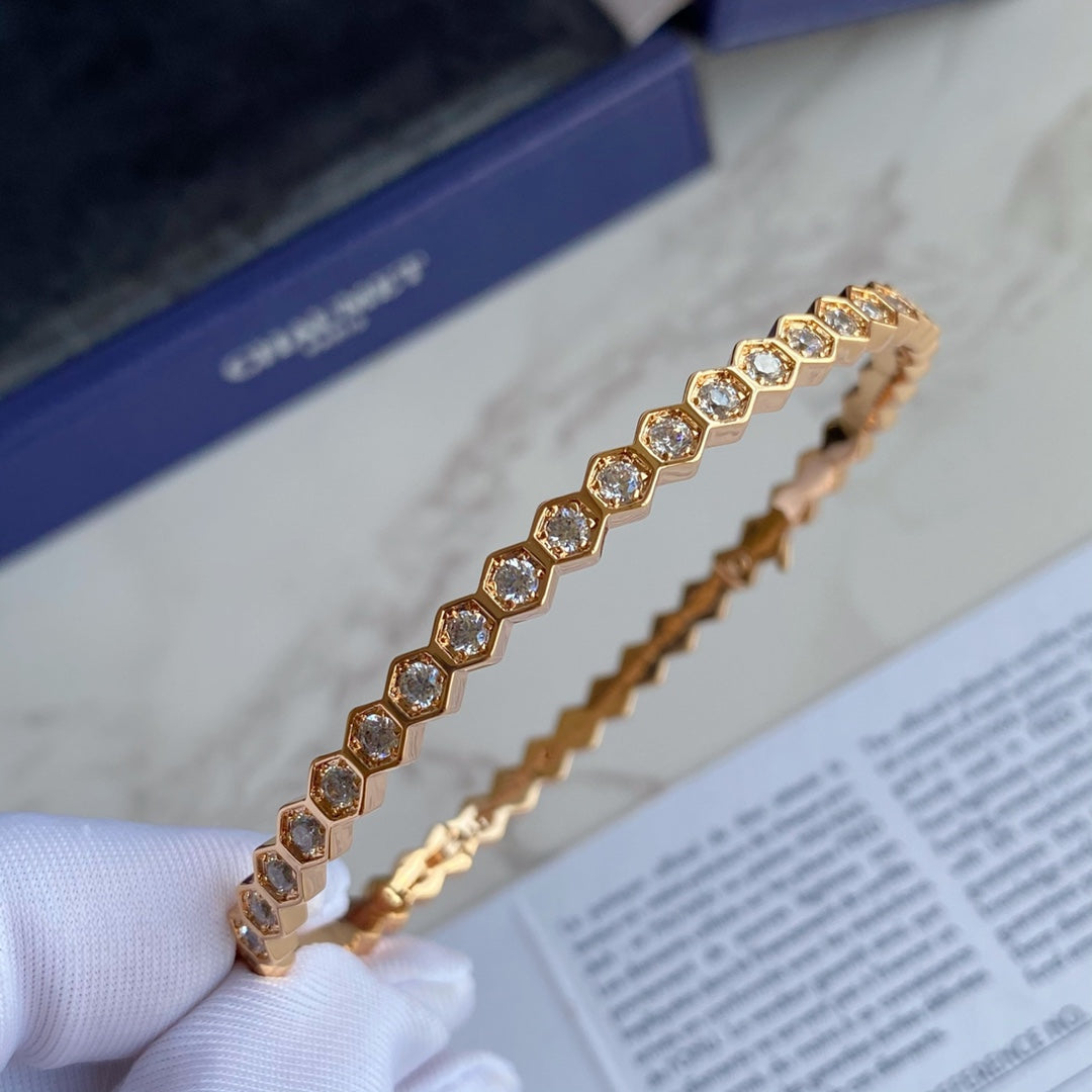 [Vintora]BEE LOVE GOLD BRACELET FULL DIAMOND