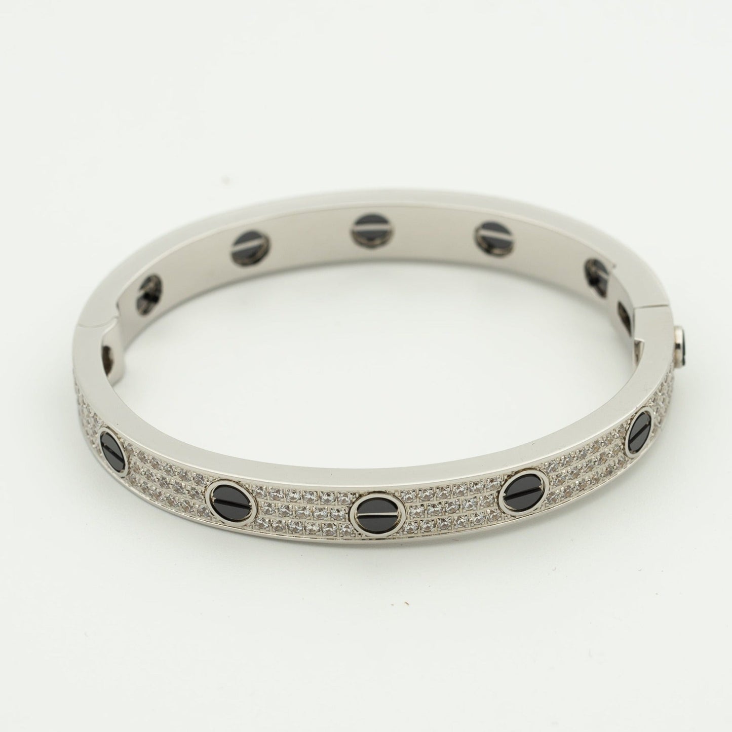 [Vintora]LOVE BRACELET 6.1MM DIAMOND-PAVED CERAMIC