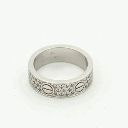 [Vintora]LOVE RING 5.5MM DIAMONDS PAVED