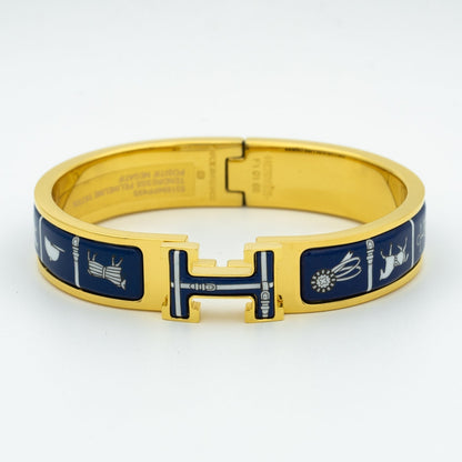 [Vintora]H BRACELET BLUE CERAMIC