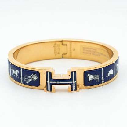 [Vintora]H BRACELET BLUE CERAMIC