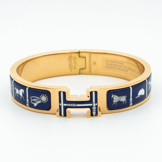 [Vintora]H BRACELET BLUE CERAMIC