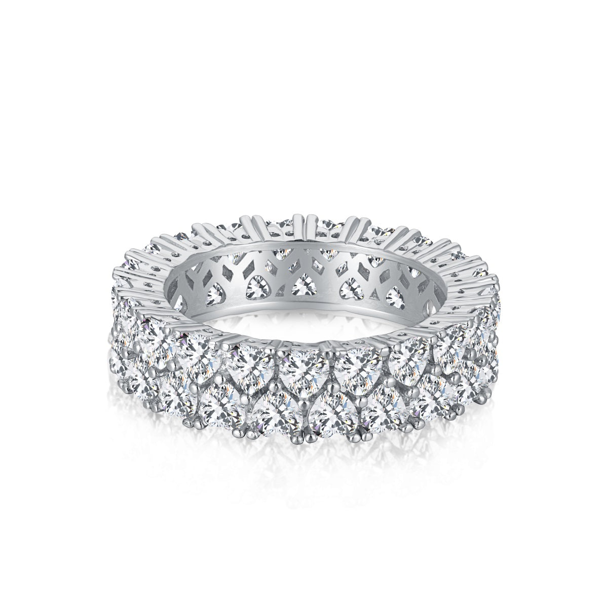 [Vintora Jewelry]Sparkling Full Heart Ring