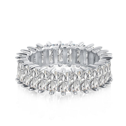 [Vintora Jewelry]Unique Colorful Radiant Cut RIng