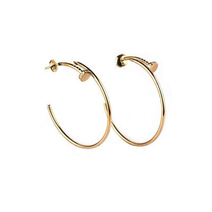 [Vintora]JUSTE EARRINGS GOLD DIAMONDS 1.8MM