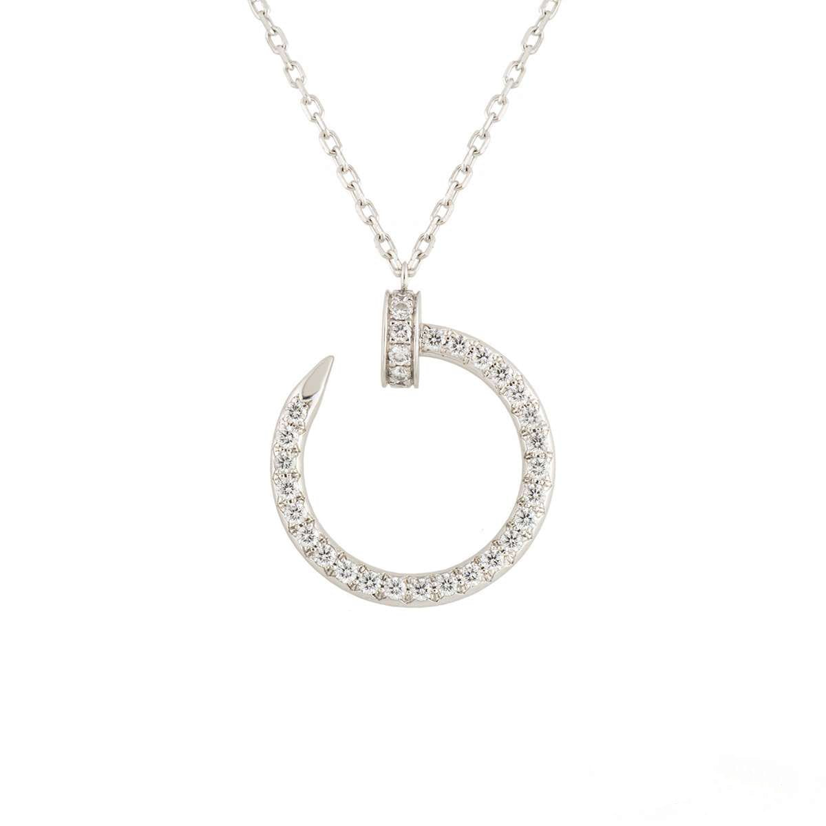 [Vintora]JUSTE NECKLACE SILVER DIAMONDS