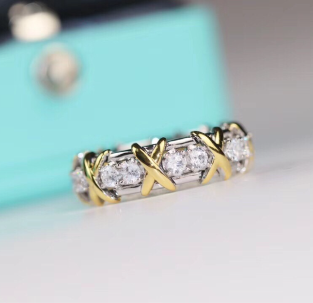 [Vintora jewelrys]Classic Gold Diamond Ring