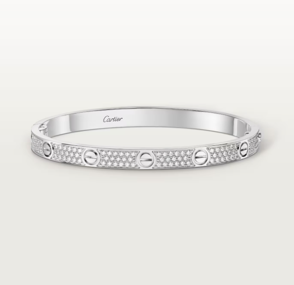[Vintora]NEW-LOVE-4.8MM-Width Diamond-Studded Bracelet