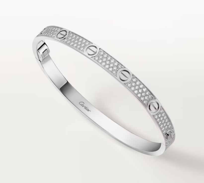 [Vintora]NEW-LOVE-4.8MM-Width Diamond-Studded Bracelet