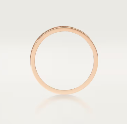 [Vintora]LOVE RING 4mm-wide full-diamond ring Vintora Gold
