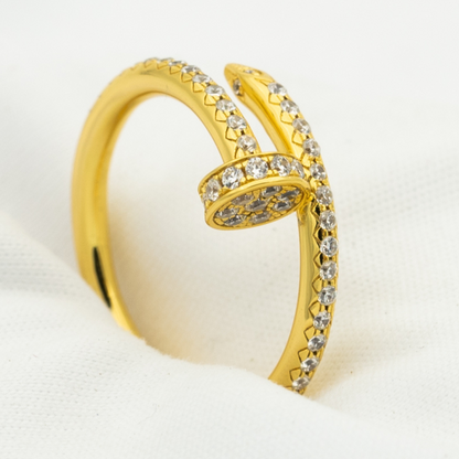 [Vintora]JUSTE RING 1.8MM GOLD DIAMONDS