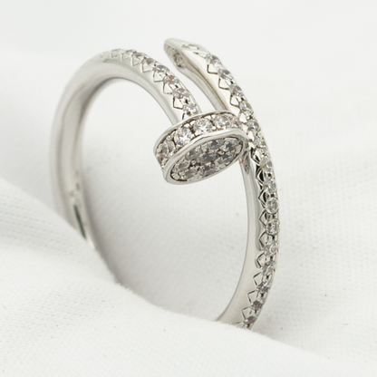 [Vintora]JUSTE RING 1.8MM SILVER DIAMONDS