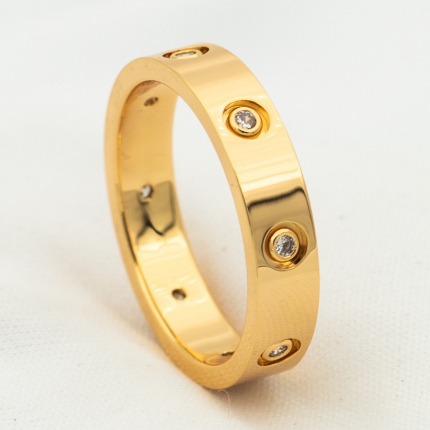 [Vintora]LOVE RING 3.6MM 8 DIAMONDS
