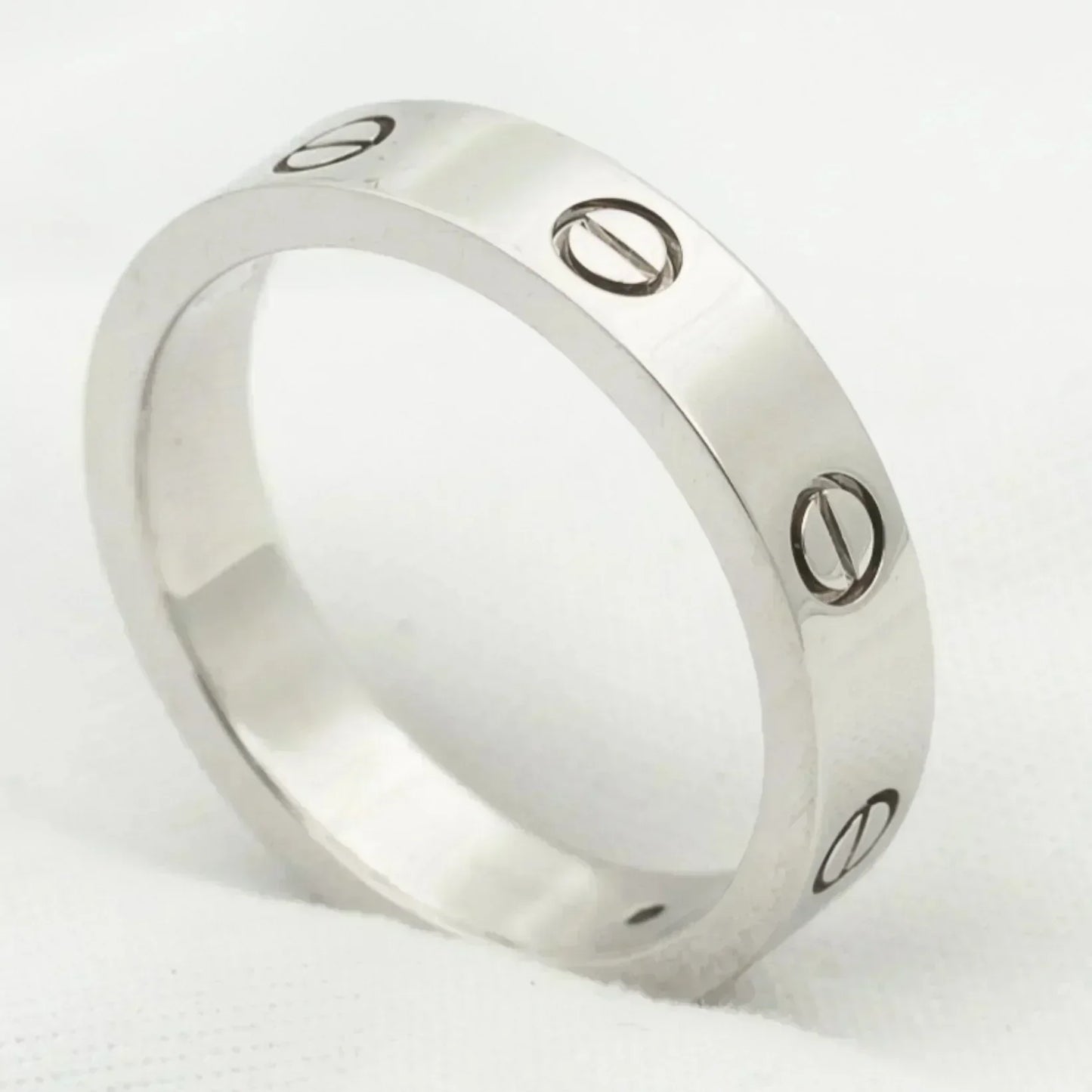 [Vintora]LOVE RING 4MM 1 DIAMOND SILVER