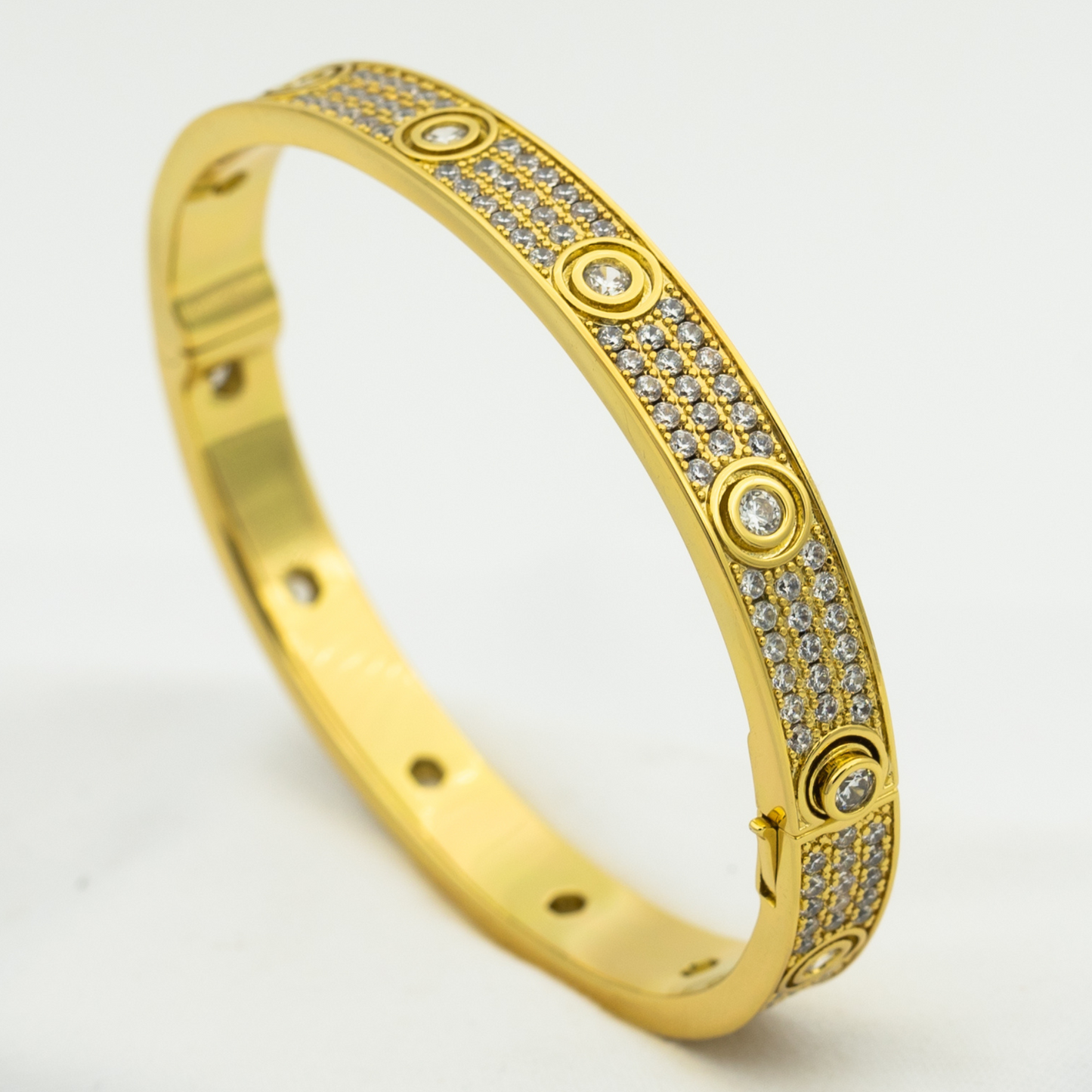 [Vintora]LOVE BRACELET 6.1MM DIAMOND-PAVED 10 BIG DIAMONDS