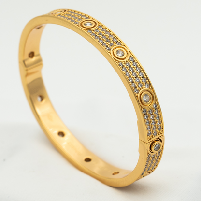 [Vintora]LOVE BRACELET 6.1MM DIAMOND-PAVED 10 BIG DIAMONDS