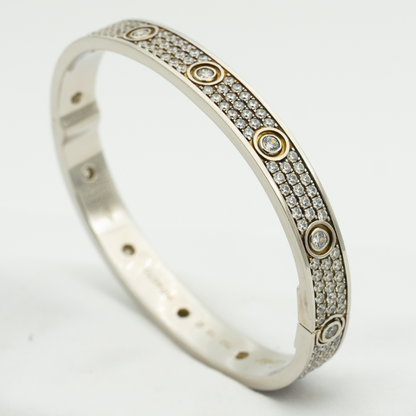 [Vintora]LOVE BRACELET 6.1MM DIAMOND-PAVED 10 BIG DIAMONDS