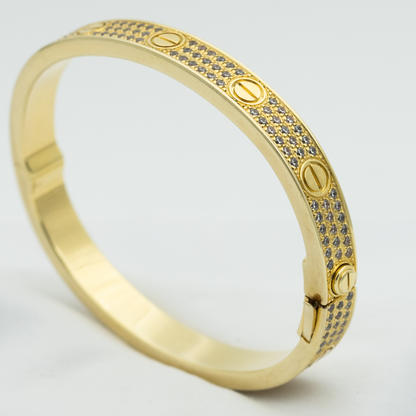 [Vintora]LOVE BRACELET 6.1MM DIAMOND-PAVED