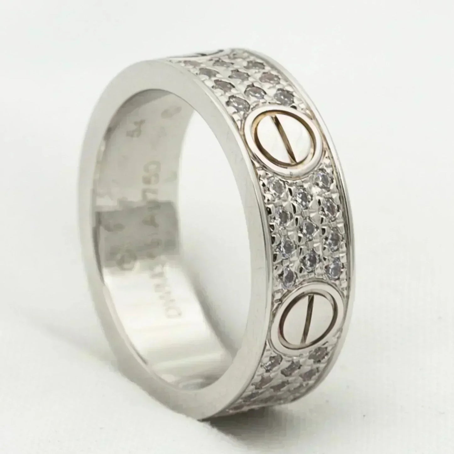 [Vintora]LOVE RING 5.5MM DIAMONDS PAVED