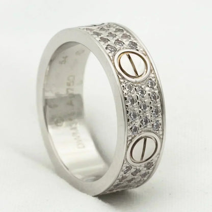 [Vintora]LOVE RING 5.5MM DIAMONDS PAVED