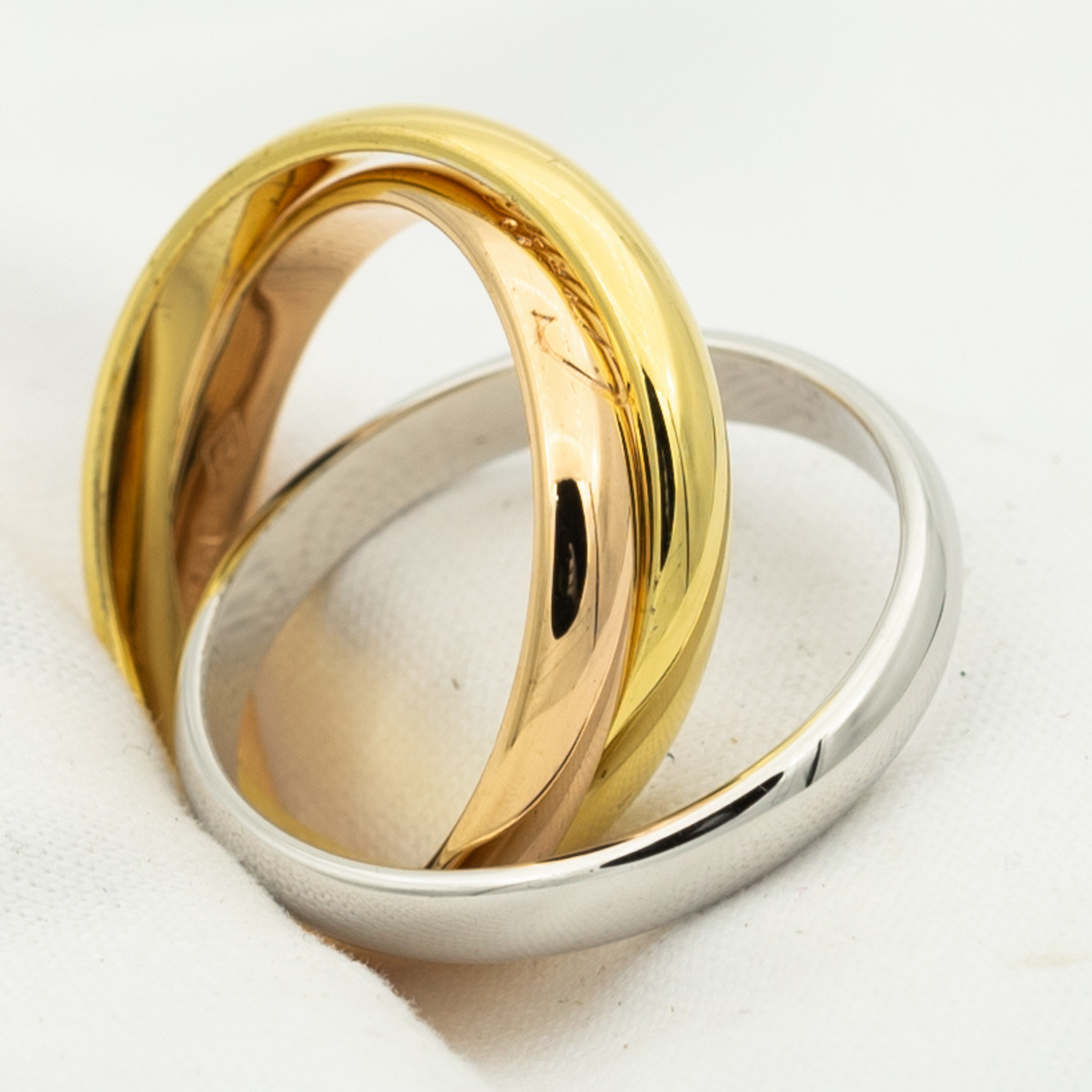 [Vintora Jewelry]TRINITY RING GOLD PINK GOLD SILVER