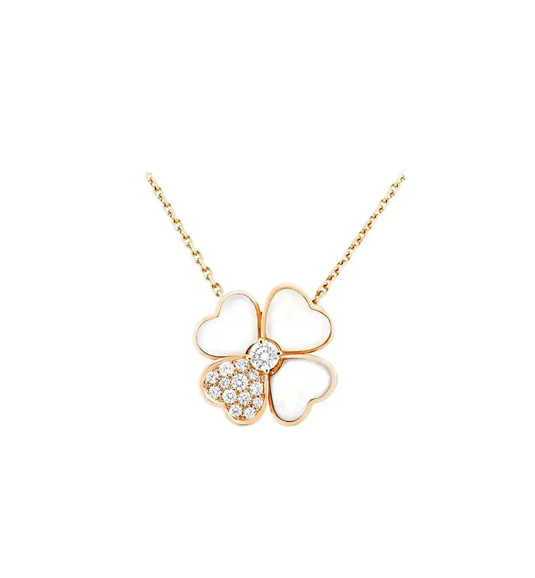 [Vintora]CLOVER MOP DIAMOND Vintora GOLD NECKLACE