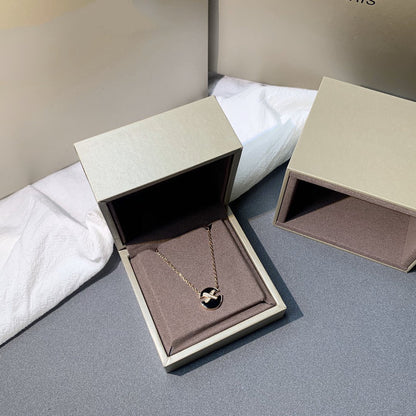 [Vintora]JEUX DE PINK GOLD DIAMOND NECKLACE