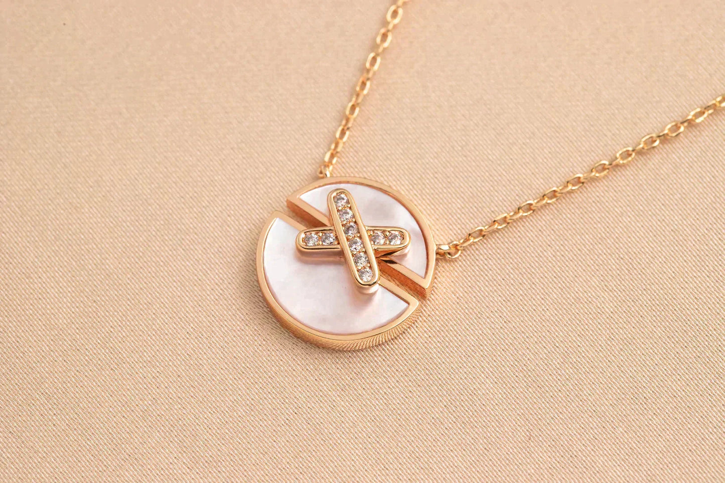 [Vintora]JEUX DE Vintora GOLD DIAMOND NECKLACE