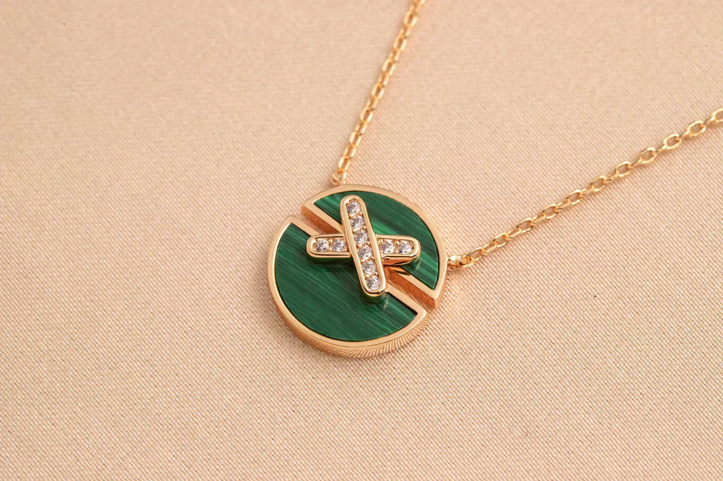 [Vintora]JEUX DE Vintora GOLD DIAMOND NECKLACE