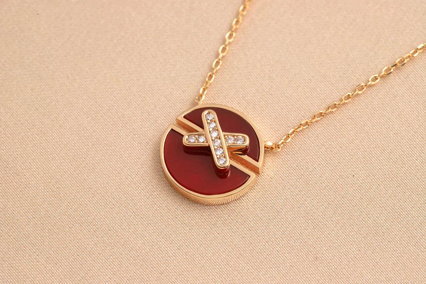[Vintora]JEUX DE Vintora GOLD DIAMOND NECKLACE
