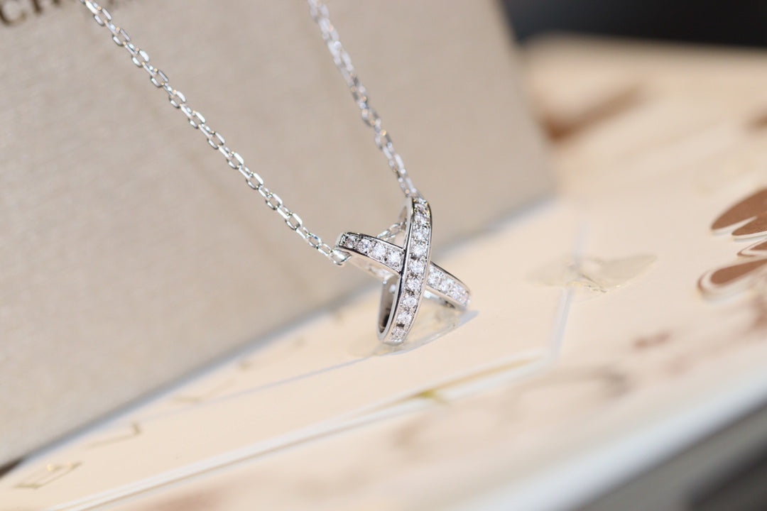 [Vintora]JEUX DE DIAMOND NECKLACE