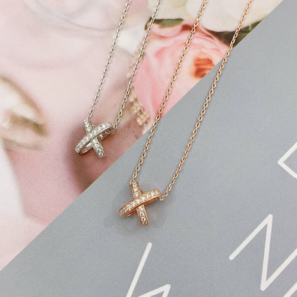 [Vintora]JEUX DE DIAMOND NECKLACE