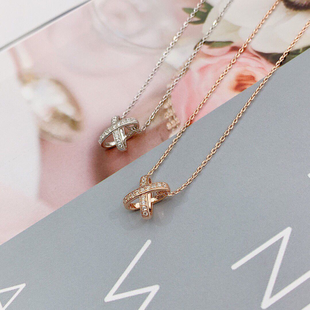 [Vintora]JEUX DE DIAMOND NECKLACE