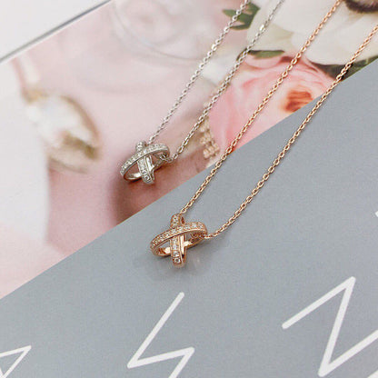 [Vintora]JEUX DE DIAMOND NECKLACE