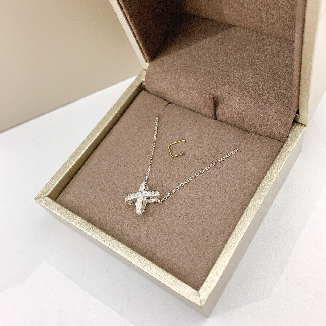 [Vintora]JEUX DE DIAMOND NECKLACE