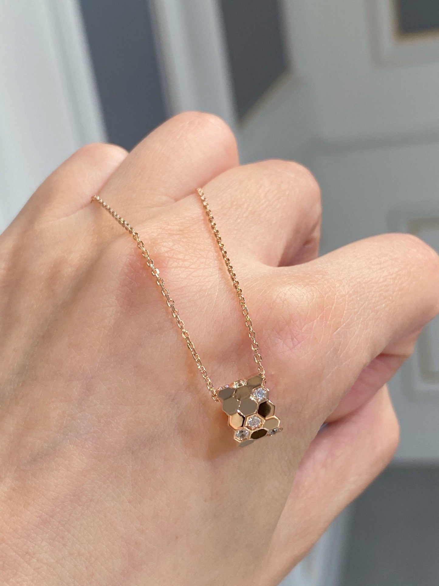 [Vintora]BEE LOVE DIAMOND NECKLACE