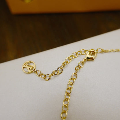 [Vintora]BLOOMING SUPPLE NECKLACE BRASS