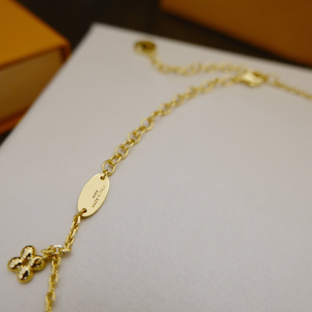 [Vintora]BLOOMING SUPPLE NECKLACE BRASS