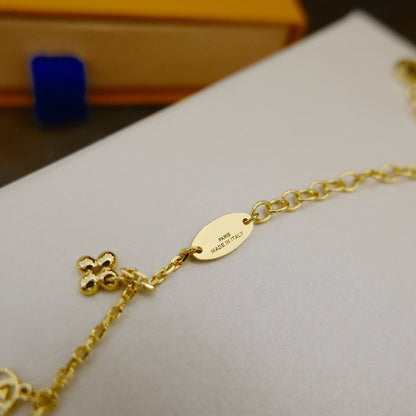 [Vintora]BLOOMING SUPPLE NECKLACE BRASS