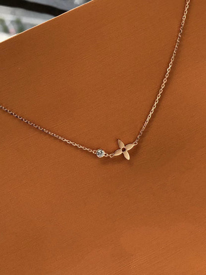[Vintora]BLOSSOM PENDANT PINK GOLD AND DIAMOND