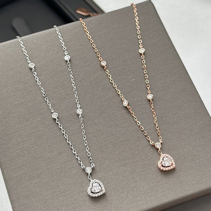[Vintora]JOY HEART DIAMOND NECKLACE