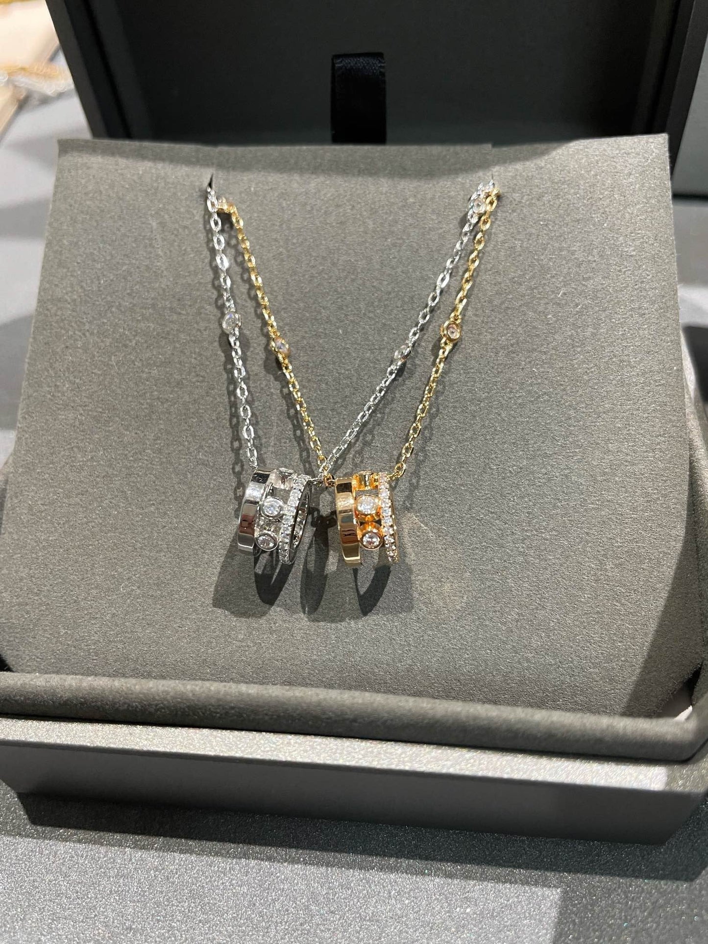 [Vintora]CHAIN MOVE ROMANE PEDAND NECKLACE